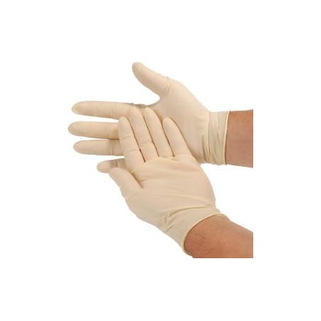 Seidman Associates Safety Zone Industrial Grade Latex Gloves, Powder-Free, M, White, 100/Box, GRPR-MD-1-T GRPR-MD-1-T